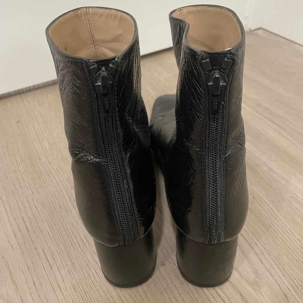 Stuart Weitzman Spain Made Womens 8 Black Leather… - image 4